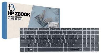 HP Tipkovnica za ZBook 15 G5 15 G6 17 G5 17 G6, QWERTY US, s pozadinskim osvjetljenjem