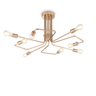 IDEAL LUX Stropna svjetiljka Triumph ID160313, PL8, E27, žuta