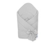 MY SWEET BABY Muslin marama s ukrućenjem i vezicama, siva