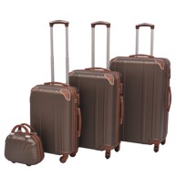 Set kofera, 4-dijelni, ABS, boja kave