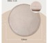 HAKUNA Okrugla podloga za djecu 120x2,5 cm, bež