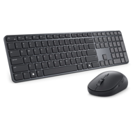 DELL Komplet tipkovnica i miš Pro 7 Slim KM726, bežični/Bluetooth, US međunarodni QWERTY, crni