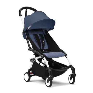 STOKKE Kolica YOYO³ 6+ Air France, bijeli okvir, crna