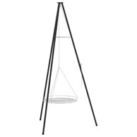 Tripod za kuhanje na opečenoj vatri s roštiljem od čelika 170 cm