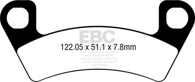 EBC Kočione pločice FA741TT, set za 1 disk