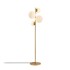 OPVIQ LIGHTS Stojeća svjetiljka u zlatnoj boji sa staklenim sjenilom (visina 162 cm) Fazli 