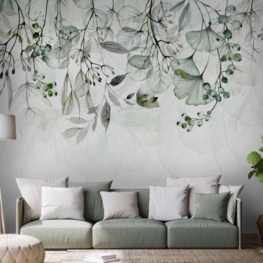Foto tapeta Foggy Nature Green 150x105