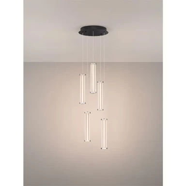 PHEME Visilica NL9214151, LED, TRIAK prigušljiva, IP20, 21 W, 2700 K, crna