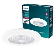 AMIGO PHILIPS LED stropni ventilator IR okrugla 20 W+42 W SP + daljinski upravljač