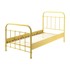 VIPACK Žuti metalni dječji krevet New York, 90 x 200 cm