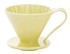CAFEC keramički dripper za kavu Arita Flower, veličina 4, žuti, CFD-4YE