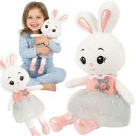 Plišana igračka zeko u haljini 45 cm