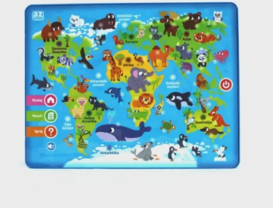 AZ TOYS Dječji tablet Moj prvi atlas (HR)