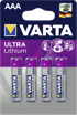 VARTA Baterija Ultra Lithium AAA LR03