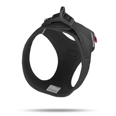 Curli oprsnica za pse Clasp Air-Mesh, crni, L