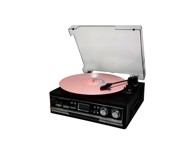 AKAI Gramofon ATT-15SE, FM radio, kazetofon, USB, SD, Bluetooth, ugrađeni zvučnici