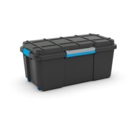 KIS Crna plastična kutija za pohranu s poklopcem 78x39, 5x35 cm Scuba Box 
