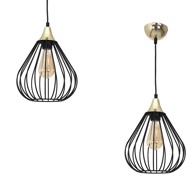 Visilica KANE 1xE27, crna