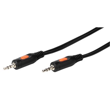 VIVANCO A/V program kabel 46044 3.5MM na 3.5MM M 1.5M, crni