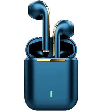 Bežične slušalice s mikrofonom KP25175, plave