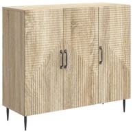 Krevet, 89 x 34,5 x 80 cm, konstruirano drvo, hrast sonoma