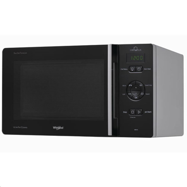 WHIRLPOOL Chef Plus samostojeća mikrovalna pećnica s grilom MCP 346 SL, 25 l, 800 W, srebrna