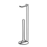 METALTEX Crni stalak za toalet papir s držačem Origin
