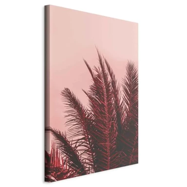Slika Palme u zalasku sunca, jednodijelna, okomita, 60x90 cm