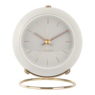 KARLSSON Budilica Globe ø 9,5 cm, prirodna