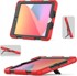 NIKCORP Oklopna maska za iPad Pro 11/Air 5/4 sa stalkom i držačem za olovku robusna trodijelna, crvena