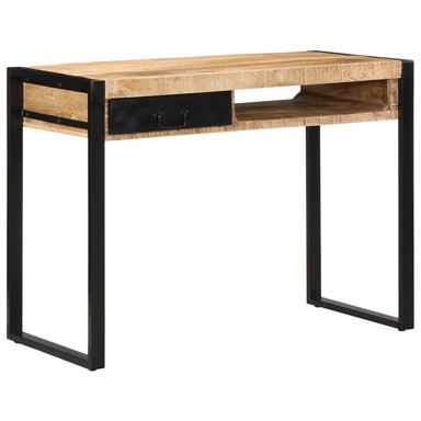 Radni stol 100x50x75 cm, puno grubo drvo mango