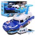 Policijski čamac i vozila za igru, plava