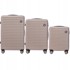 WINGS Set kofera COOT, 3 kom (L, M, S), ABS+, šampanjac