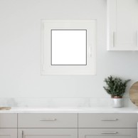 RISOR Prozor za podrum, 50 x 50 cm, PVC i staklo, bijeli