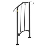 VEVOR Ručna ograda Picket 1, 97 x 97,8 x 30 cm, crna