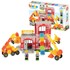 MOCHTOYS Set vatrogasne postrojbe, 100 dijelova, 2 figurice