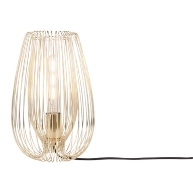 LEITMOTIV Stolna lampa u zlatnoj boji Lucid