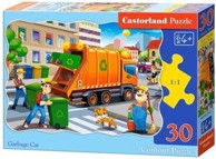 CASTORLAND Puzzle Kamion za odvoz smeća, 30 kom