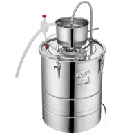 VEVOR Destilator vode za eterična ulja 49 l 424x424x84 cm, srebrna
