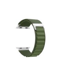 KSIX najlonski remen kompatibilan s Apple Watch 42 44 45 49mm, zelena