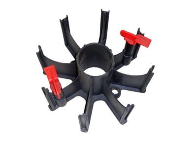 MAS ADA S-8 Adapter za žičani kolut 8-kraki, srebrno