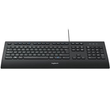 LOGITECH Tipkovnica K280, crna, USB