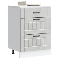 Donji kuhinjski ormarić Lucca boja betona konstruirano drvo