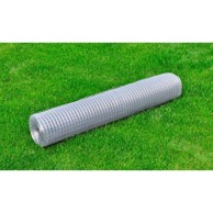 Žičana ograda za kokoši od pocinčanog čelika, 25 x 1 m, 12 x 12 mm, srebrna