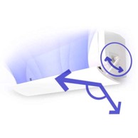 CLIMASHIELD Usmjerivač zraka za klima uređaj Duo Flex+