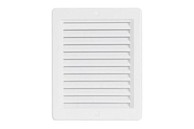 HACO Ventilacijska rešetka s okvirom i mrežicom VM, 150 × 200 mm, bijela