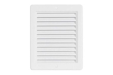 HACO Ventilacijska rešetka s okvirom i mrežicom VM, 150 × 200 mm, bijela