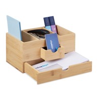 NORTHIX Organizator stola, 2 ladice i 3 pretinca, bambus, prirodni