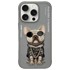 NIMMY Glasses Cool Dog maskica za iPhone 16 Pro Max, siva