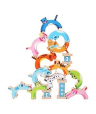 PICOLLO Drveni blokovi u obliku psa